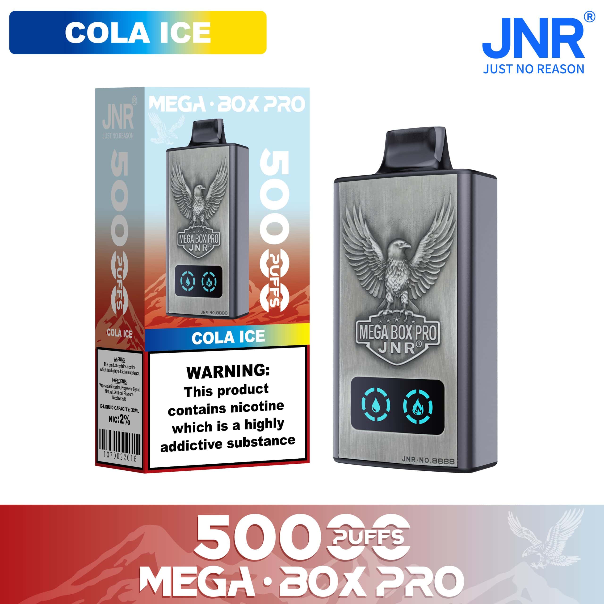 JNR Mega Box Pro 50000 Cola Ice